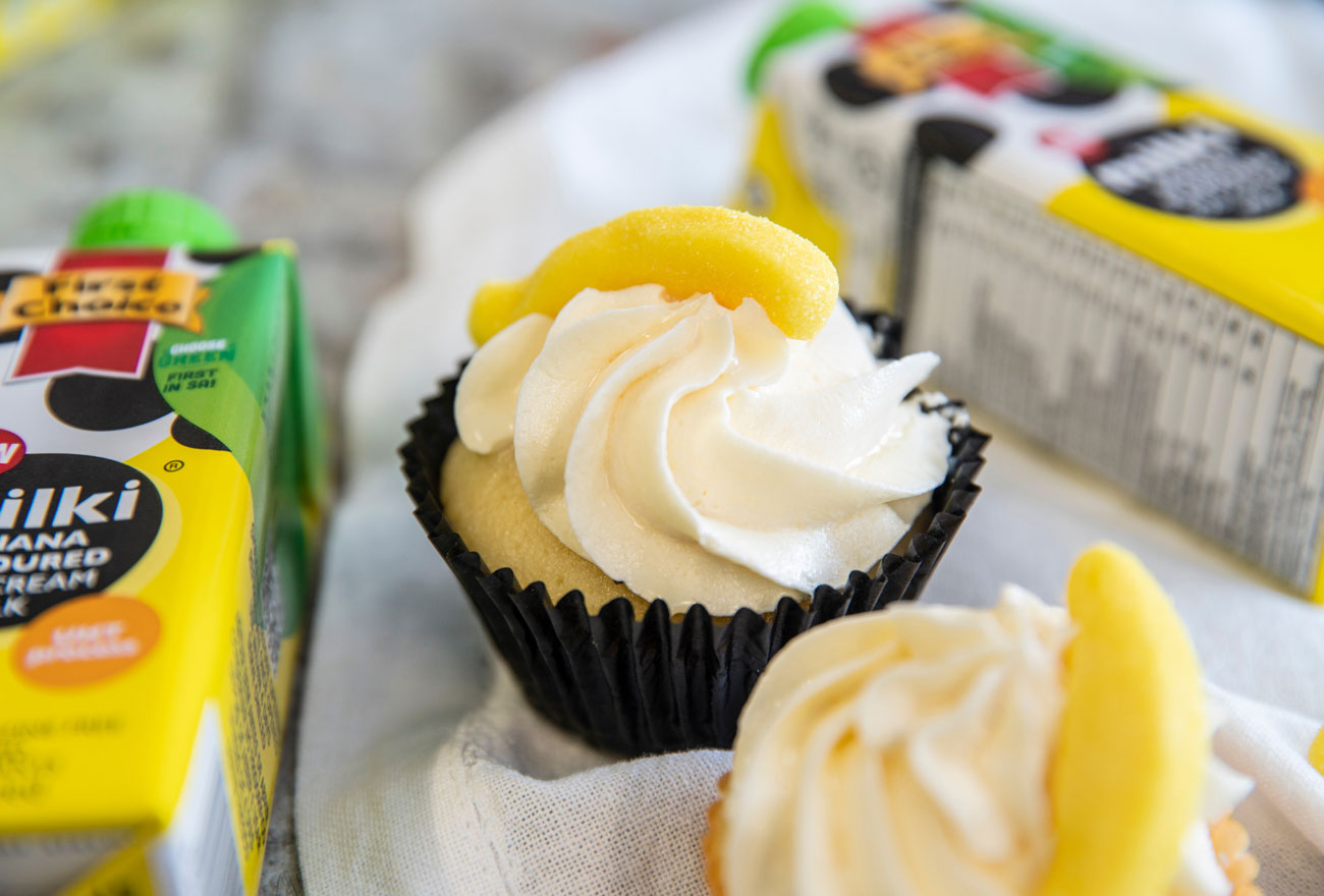 Banana Milki Cupcake